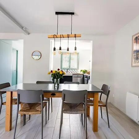 公寓 Paisible Maison A 2 Pas Du Bassin *